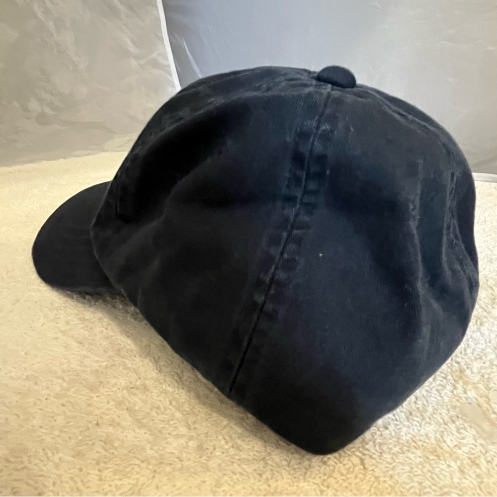 Indiana University Fitted Size 7-1/8 Navy Blue Cotton Ball Cap by The Game - Picture 9 of 15
